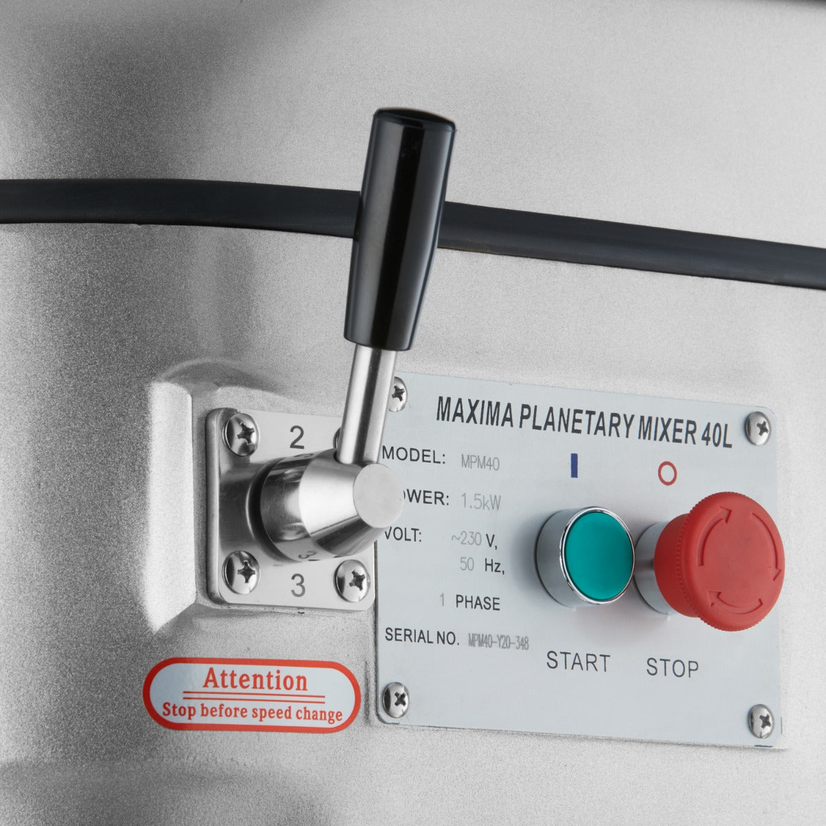 Maxima Planetary Mixer - 40L - Up to 20kg Dough - 3 Speed - 09300175