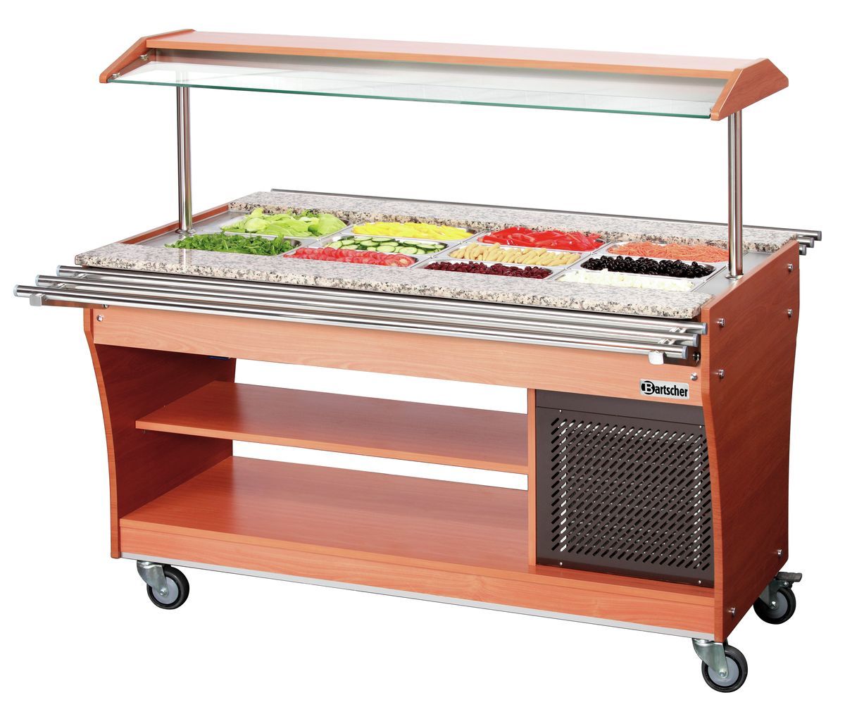 Bartscher Tray slide, 1 piece, 4x 1/1 GN - 125503