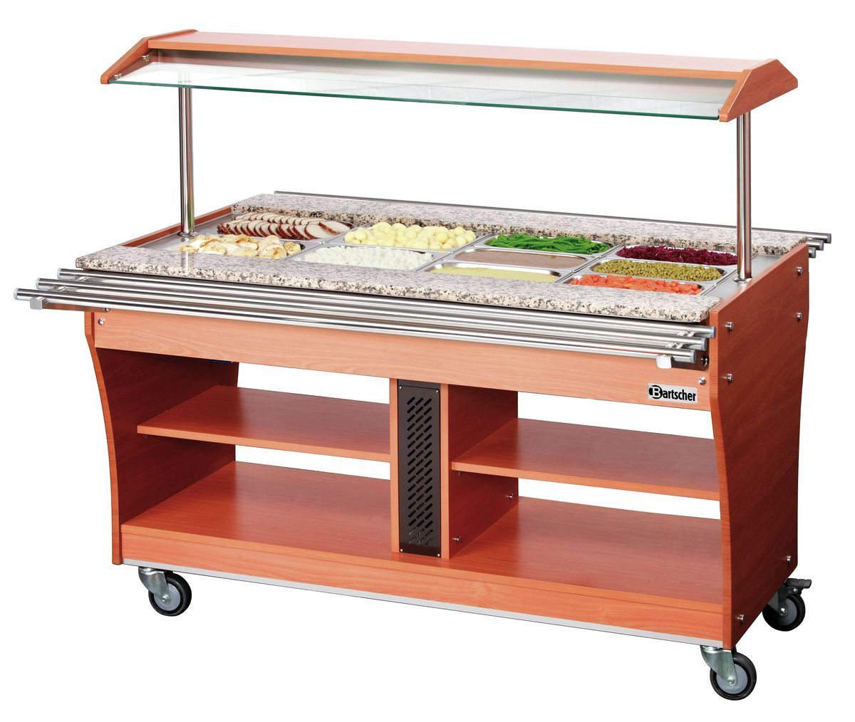 Bartscher Tray slide, 1 piece, 4x 1/1 GN - 125503