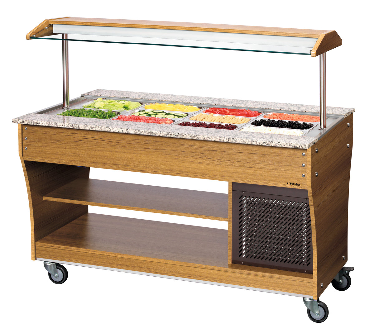 Bartscher Buffet trolley, cold, 4x 1/1 GN - 125526