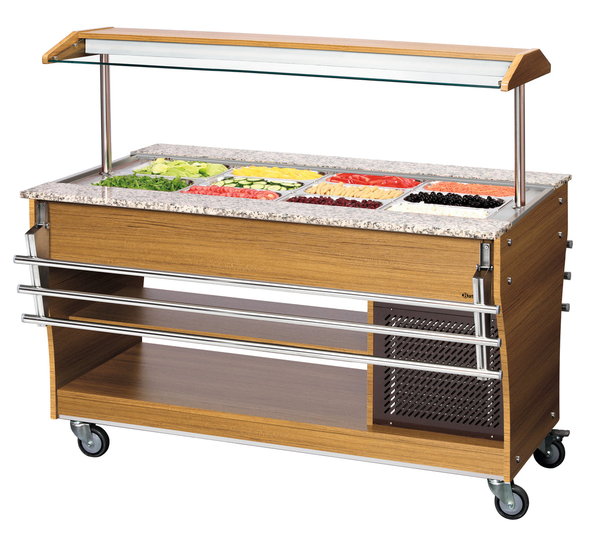 Bartscher Buffet trolley, cold, 4x 1/1 GN - 125526