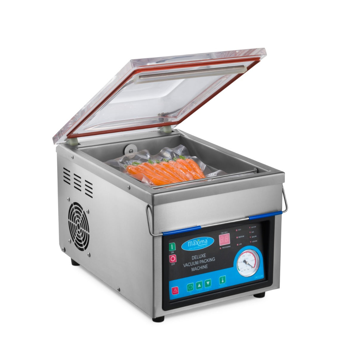 Maxima Vacuum Pack Machine - 26cm Seal - W28 x D38,5cm x H9 Chamber - 09300216