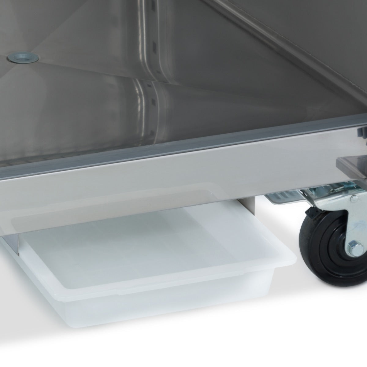 Maxima Freezer - 600L - 3 Adjustable Shelves (2/1 GN) - on Wheels - incl Shelves - 09400005