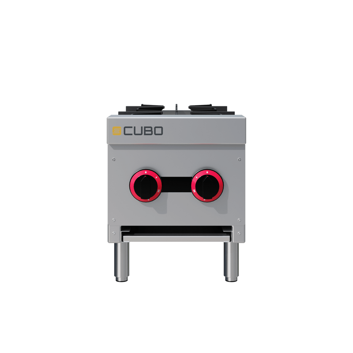 CUBO Gaskookplaat 31cm - 2-pits - 2 x 4.5kW - CS-XRB-2-OZ-M