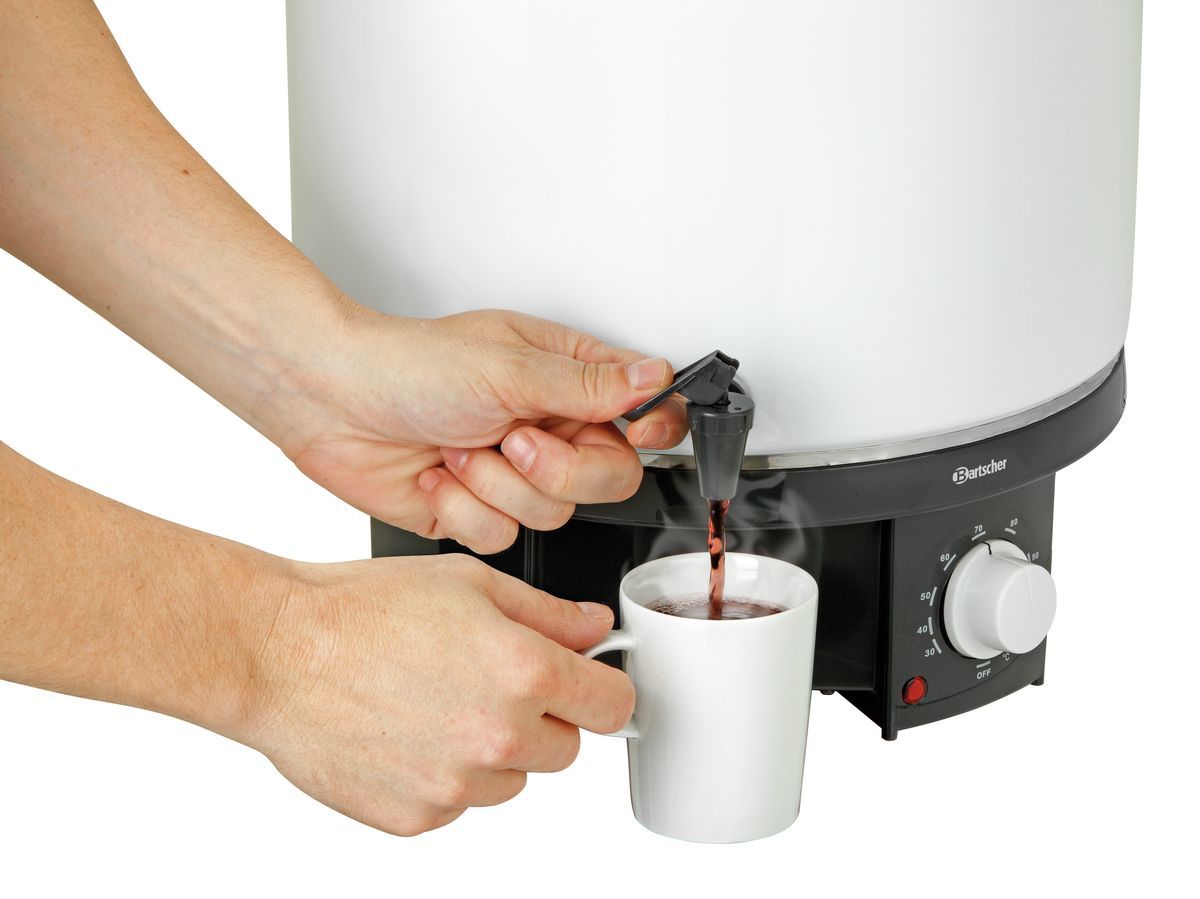 Bartscher Mulled wine pot,bl.w.canner GE 28 - 200049