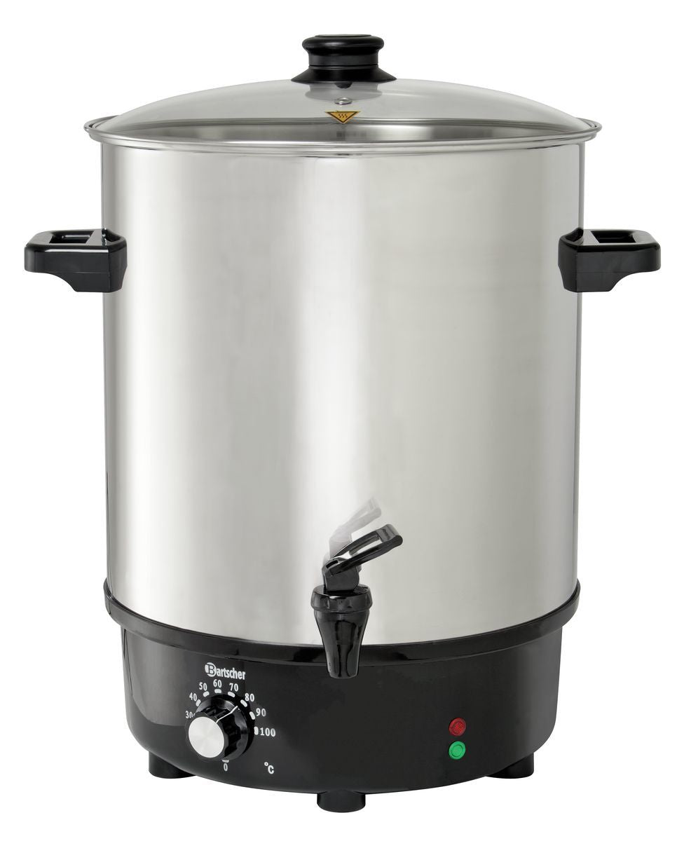 Bartscher Mulled wine pot, bl.w. canner30L,SS - 200057