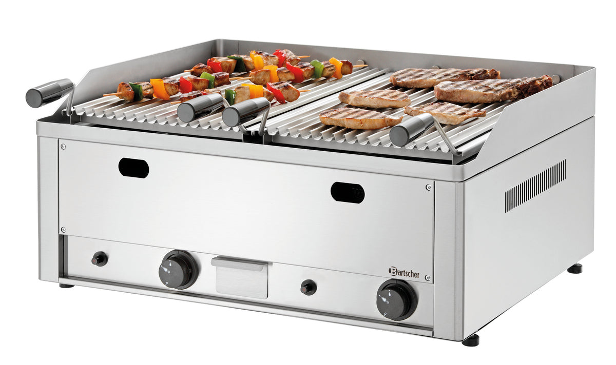 Lavasteengrill Gas, 70, B660, TA - BARTSCHER