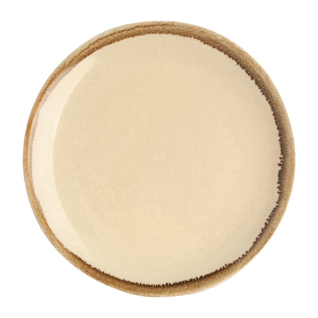 Olympia Kiln Round Coupe Plate Sandstone 230mm (Pack of 6) - SA284 Olympia