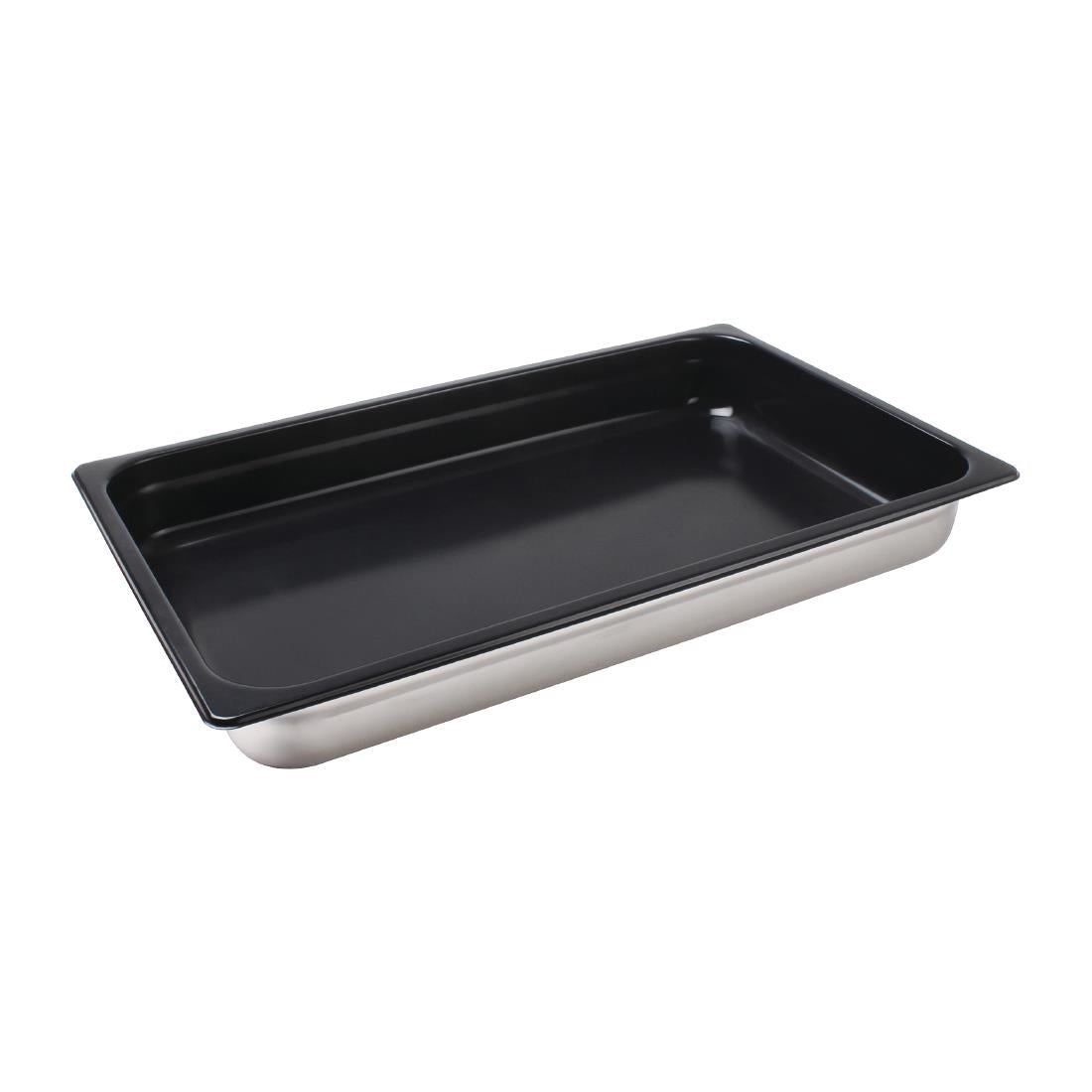 Vogue Heavy Duty Stainless Steel Non Stick 1/1 Gastronorm Tray 65mm - CS753 Vogue
