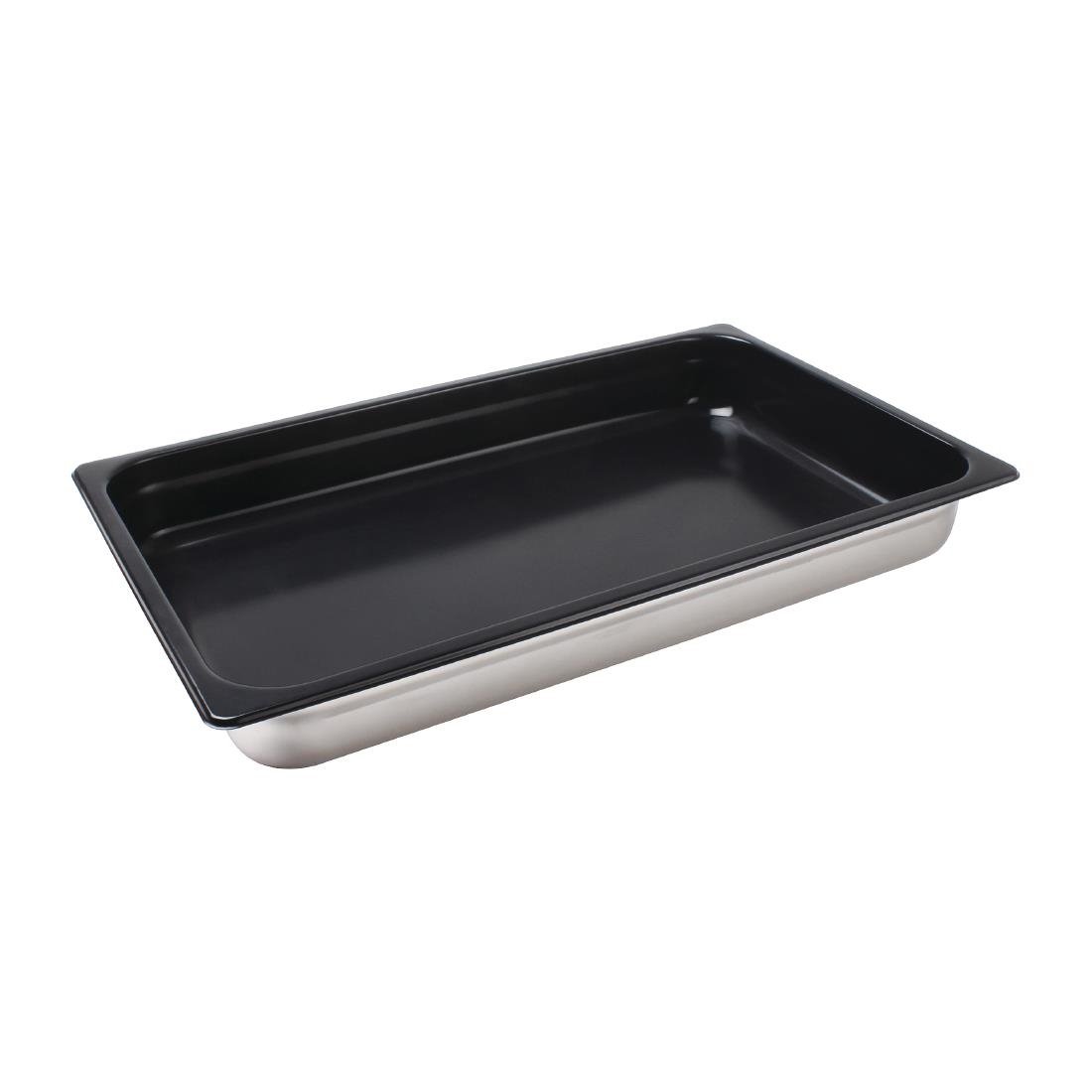 Vogue Heavy Duty Stainless Steel Non Stick 1/1 Gastronorm Tray 40mm - CS754 Vogue