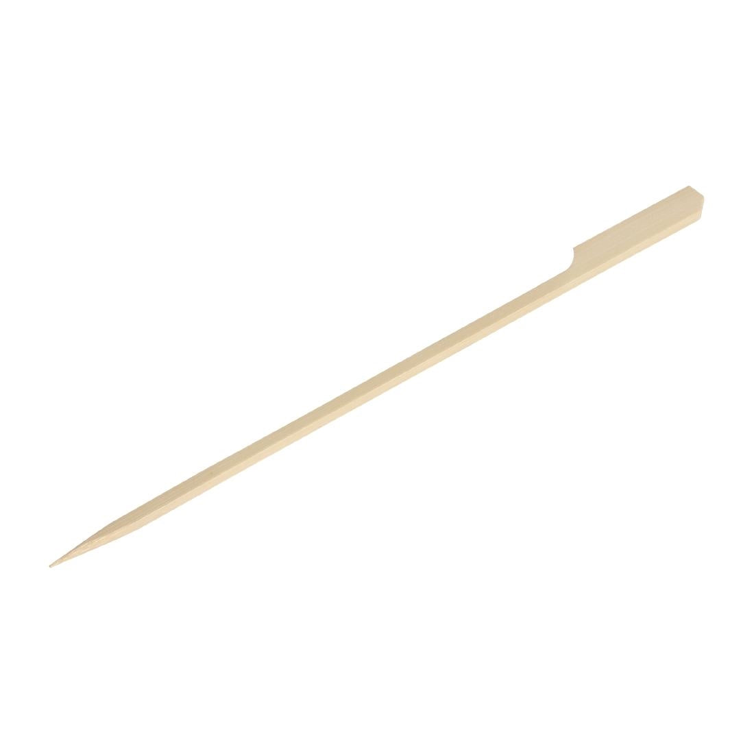 Fiesta Compostable Bamboo Paddle Skewers 180mm (Pack of 100) - DK395 Fiesta
