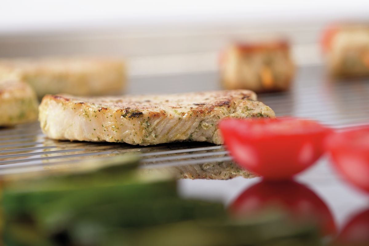 Grillplaat 700, B800 1/2-1/2, OO - BARTSCHER