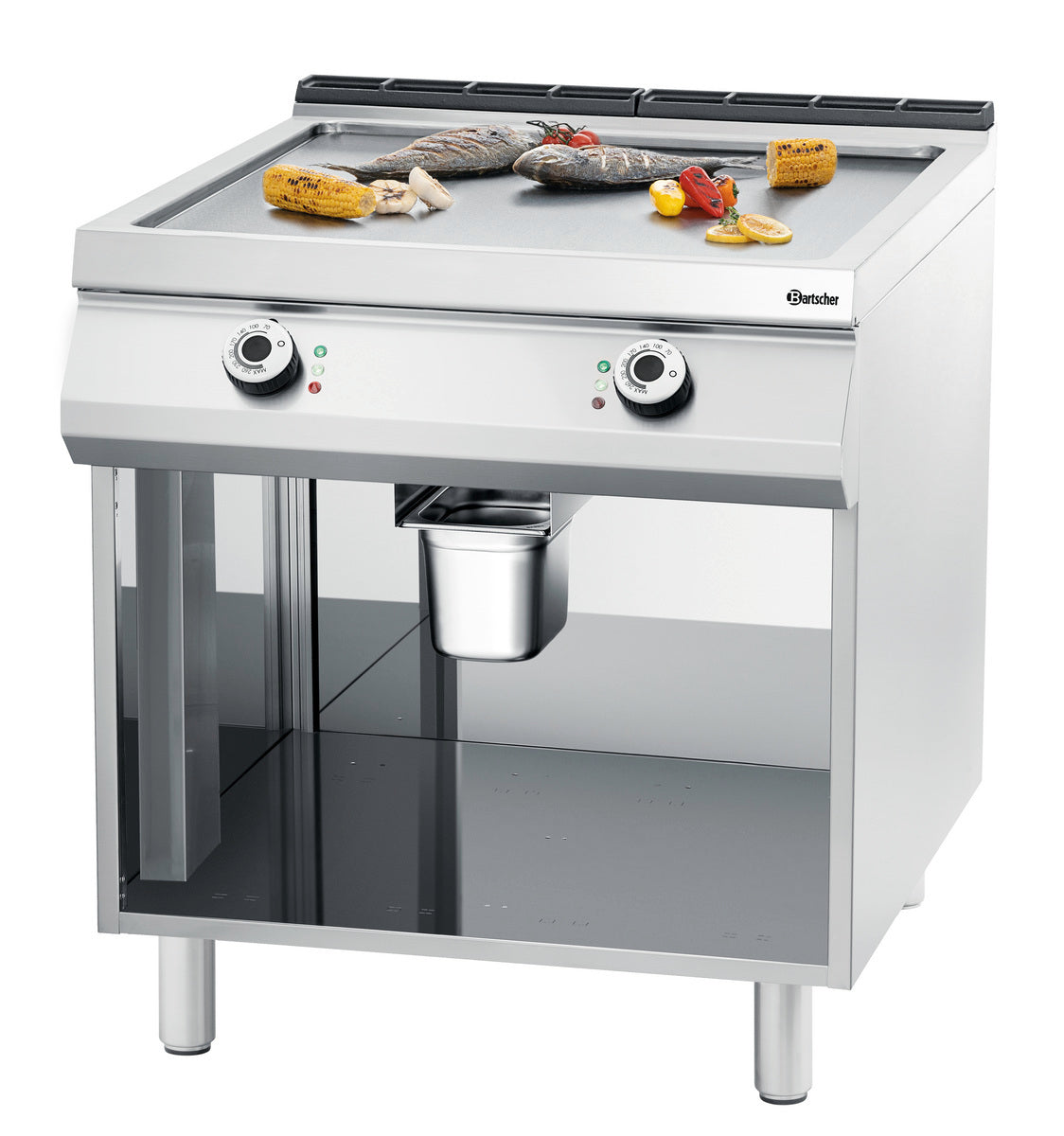 Grillplaat el., glad - BARTSCHER