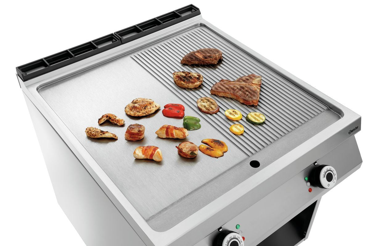 Elektrische bakplaat, 1/2+1/2, PO - BARTSCHER