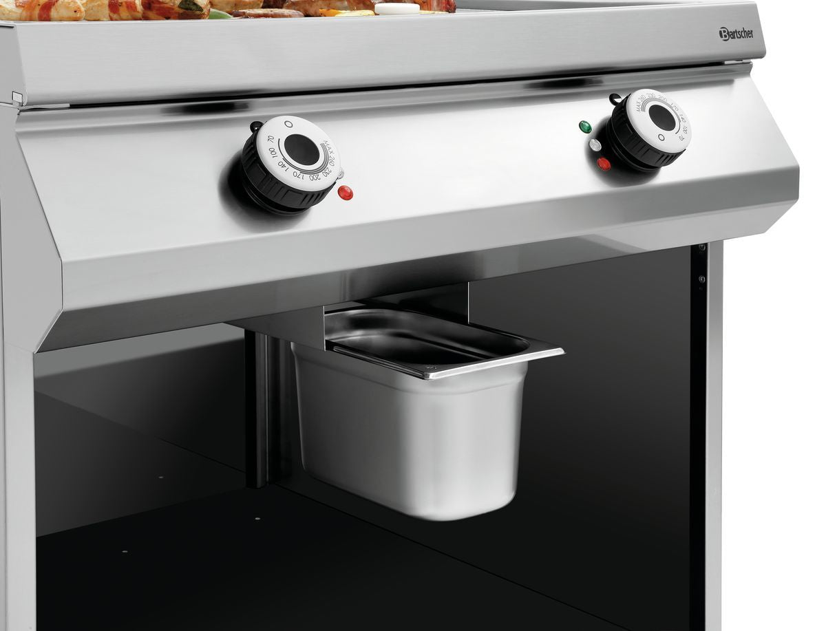 Elektrische bakplaat, 1/2+1/2, PO - BARTSCHER