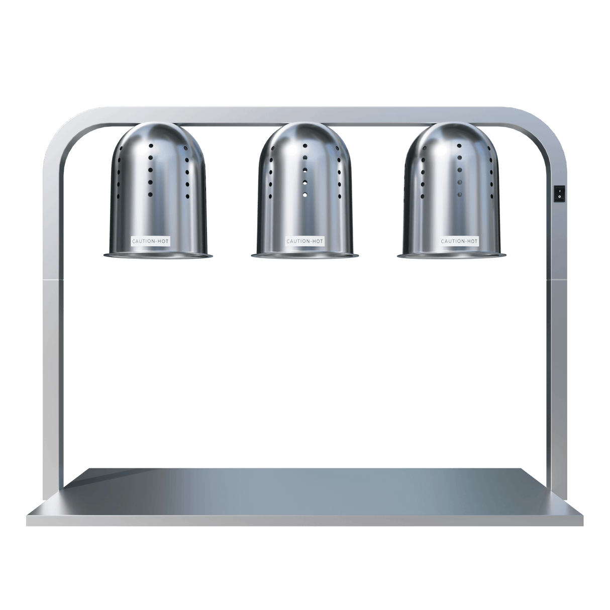 CUBO Voedselwarmer - 3 warmtelampen - Buffetten - GN 1/1 bodem - CS-3LHD