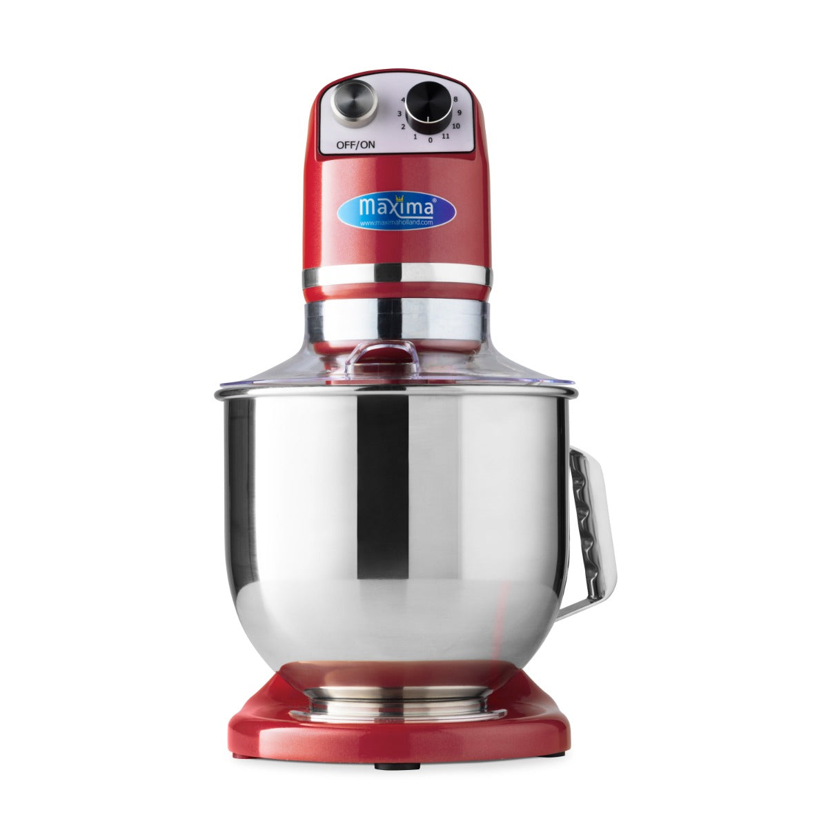 Maxima Stand Mixer - 7L - Up to 2kg Dough - Raspberry Red - 09360760