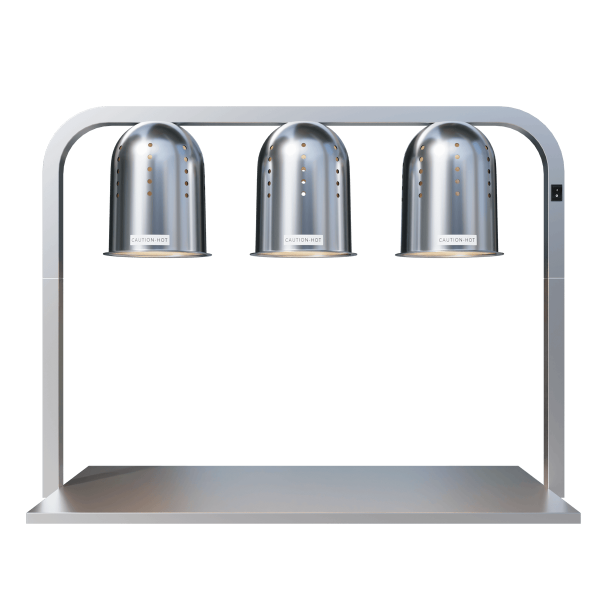 CUBO Voedselwarmer - 3 warmtelampen - Buffetten - GN 1/1 bodem - CS-3LHD