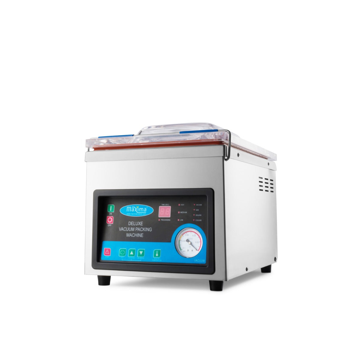 Maxima Vacuum Pack Machine - 26cm Seal - W28 x D38,5cm x H9 Chamber - 09300216