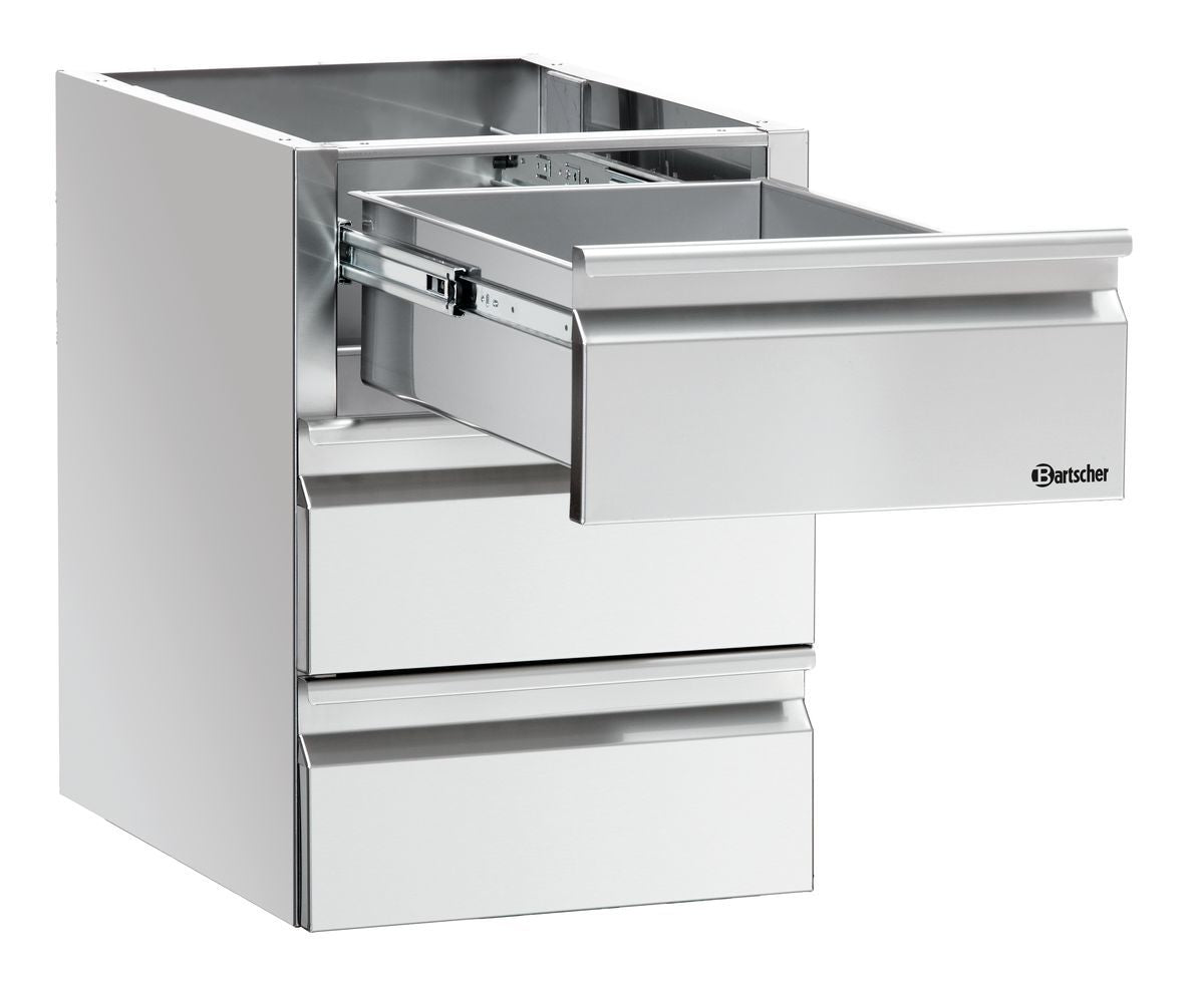 Bartscher Schubladenblock 3 x 1/1 GN für Arbeitsplatte - 315307