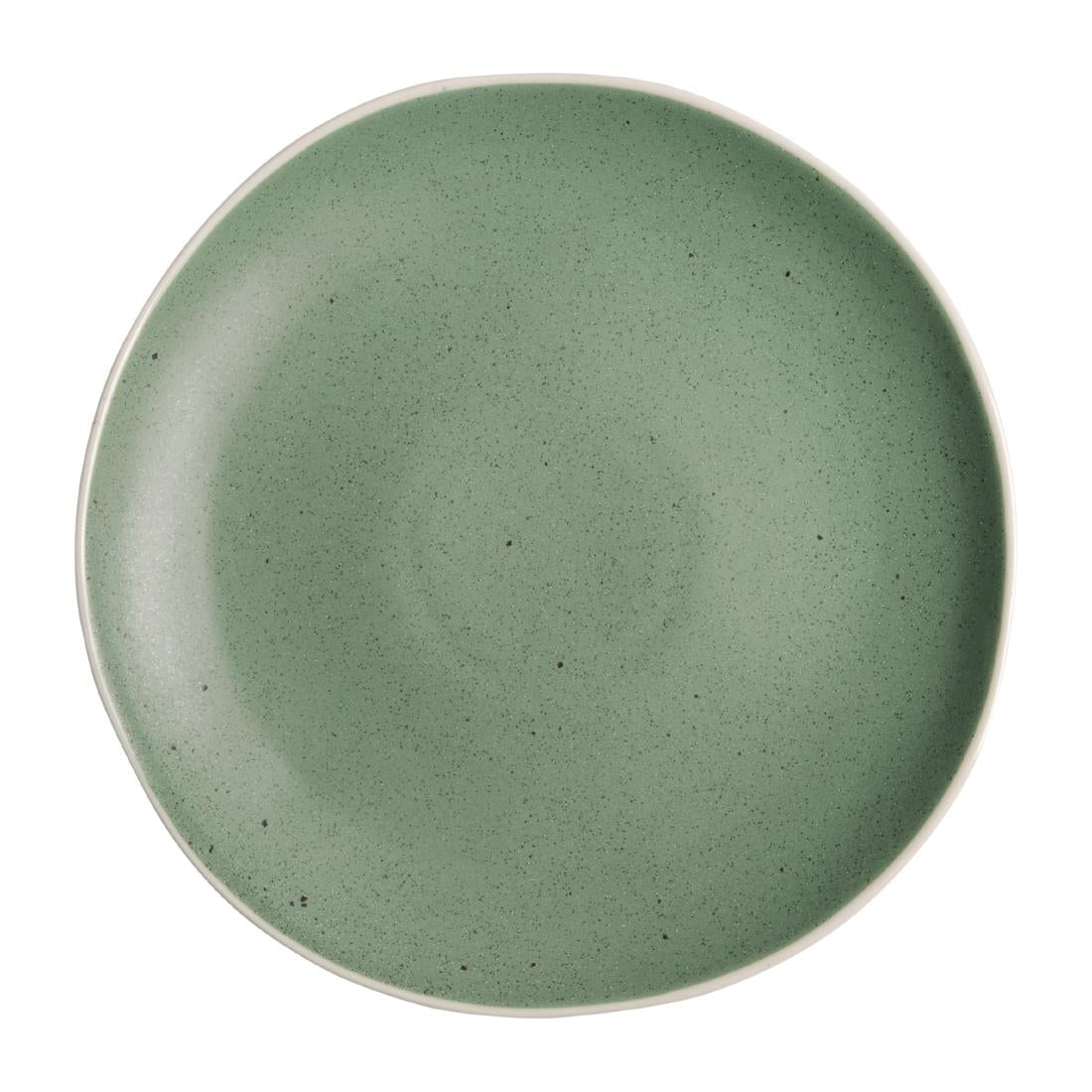 Olympia Chia Plates Green 270mm (Pack of 6) - DR800 Olympia