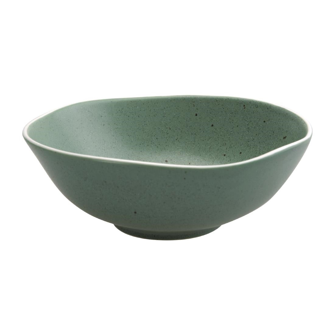 Olympia Chia Deep Bowls Green 210mm (Pack of 6) - DR802 Olympia