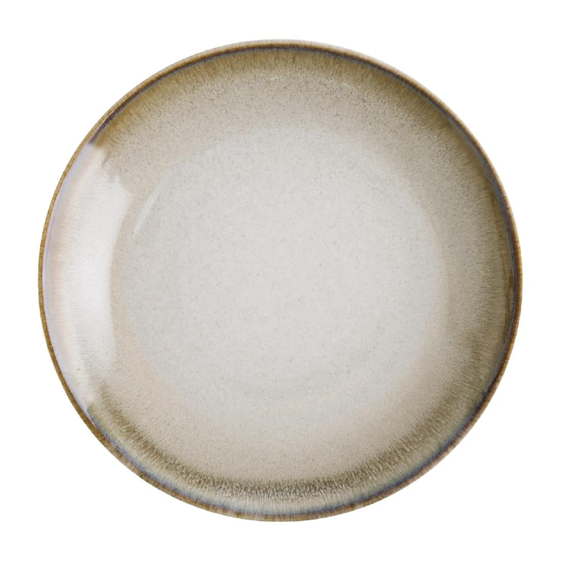 Olympia Birch Taupe Coupe Plates 270mm (Pack of 6) - DR783 Olympia