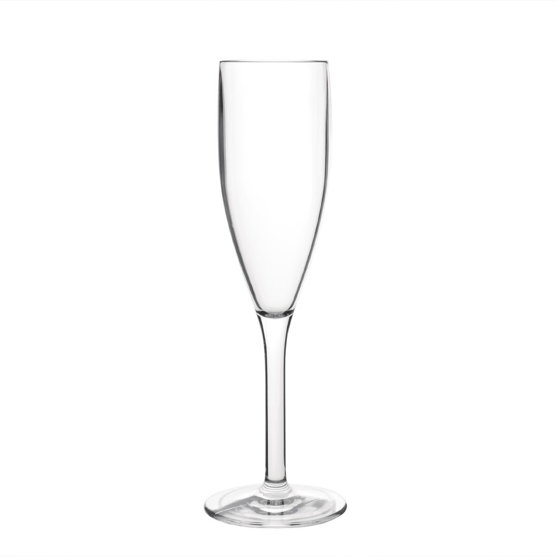 Olympia Kristallon Polycarbonate Champagne Flutes 210ml (Pack of 12) - DS133 Olympia