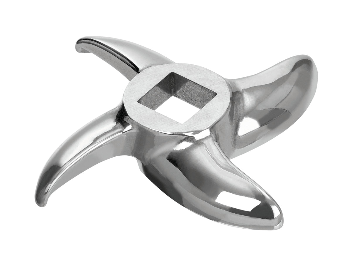 Bartscher Knife for Meat Grinder FW500 - 4 Blades Carbon Steel - Width 90mm x Depth 90mm x Height 13mm - 370242