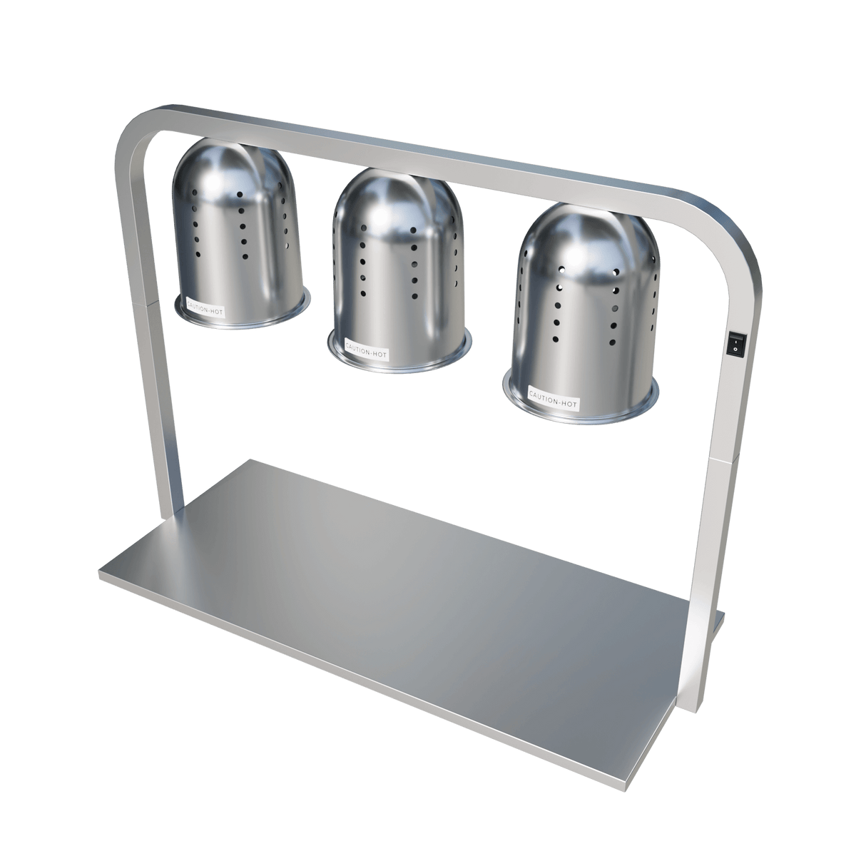 CUBO Voedselwarmer - 3 warmtelampen - Buffetten - GN 1/1 bodem - CS-3LHD