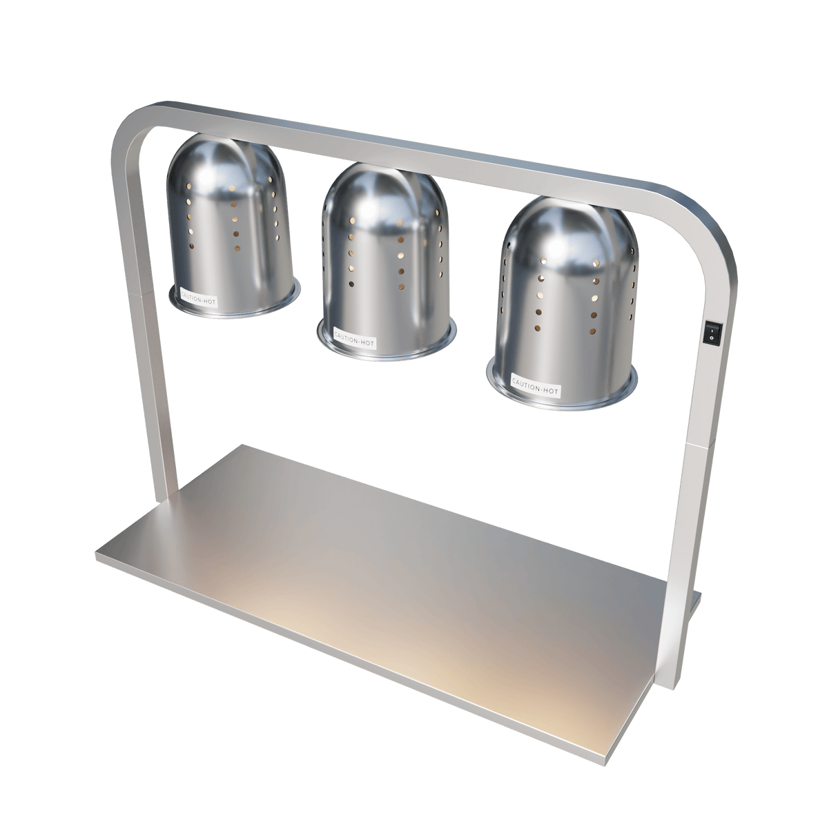 CUBO Voedselwarmer - 3 warmtelampen - Buffetten - GN 1/1 bodem - CS-3LHD