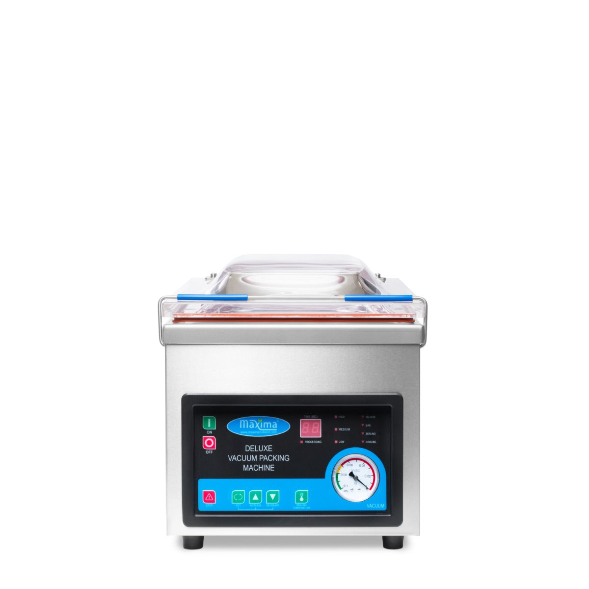 Maxima Vacuum Pack Machine - 26cm Seal - W28 x D38,5cm x H9 Chamber - 09300216