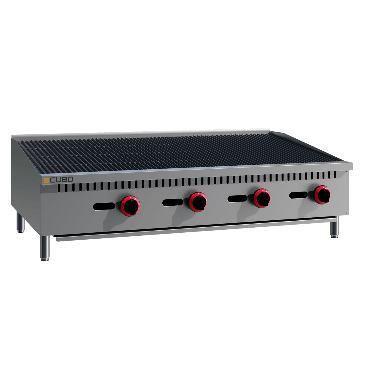 CUBO Gas Chargrill 120cm - 4 Burner Countertop - 4 x 7.5kW - CS-RFS-48-R-OZ