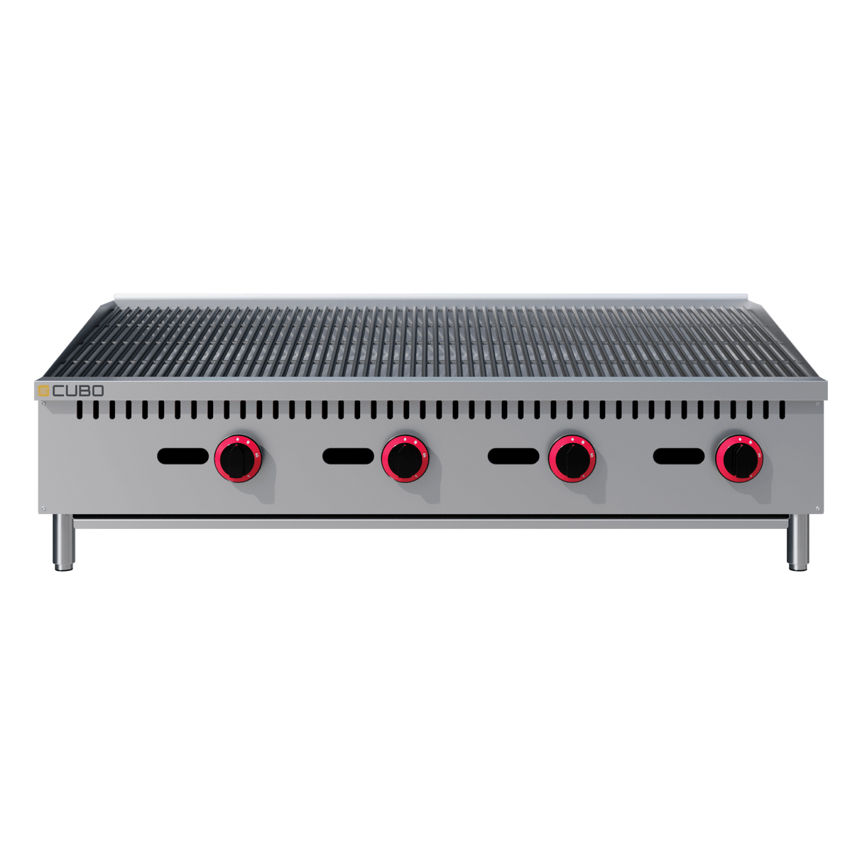 CUBO Gas Chargrill 120cm - 4 Burner Countertop - 4 x 7.5kW - CS-RFS-48-R-OZ