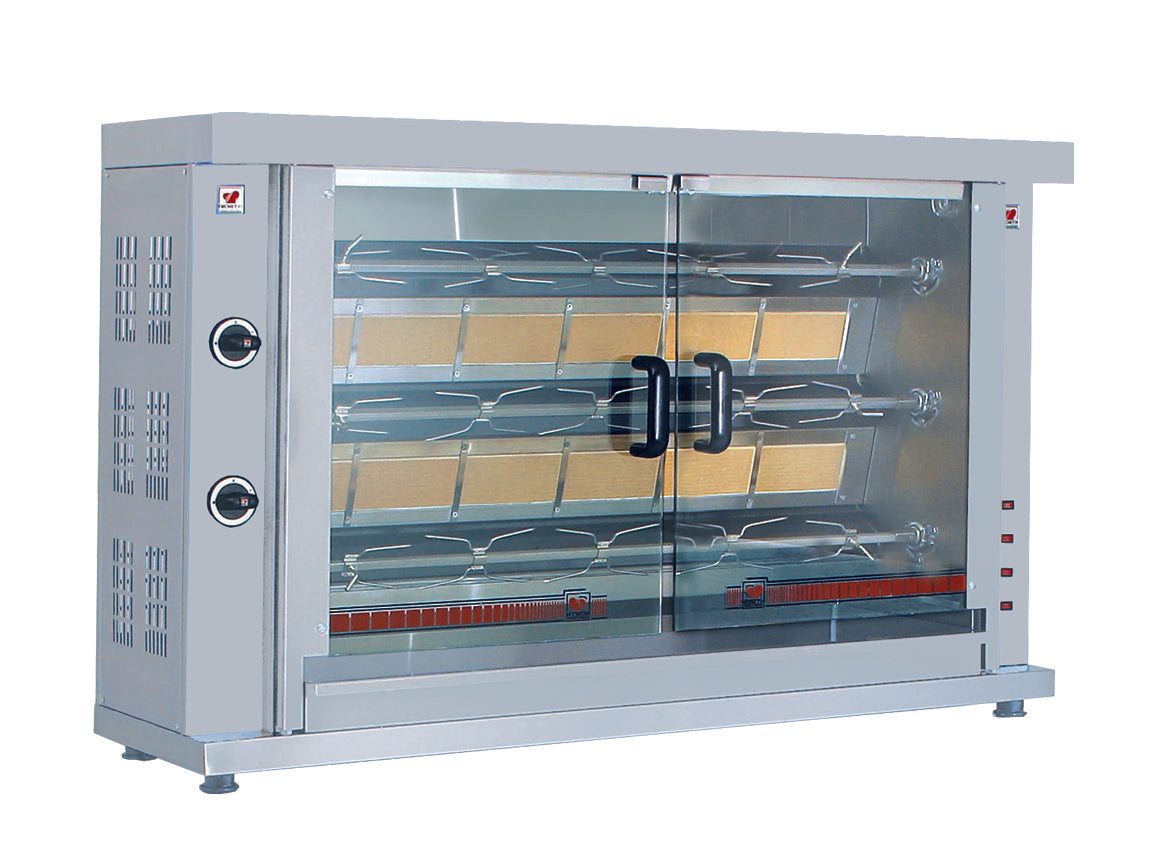 Combisteel Chicken Rotisseries Gas 3 Spits - 7472.0025 Rotisseries and Hog Roasts Combisteel