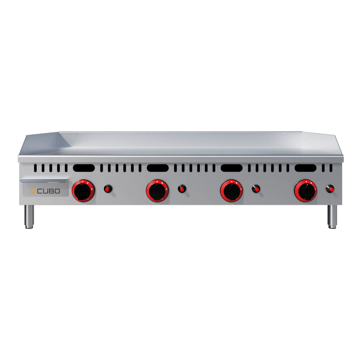 CUBO Grillplaat Gas 105cm - 4-pits kookplaat - 4 x 3kW - CS-PL-JY-1050