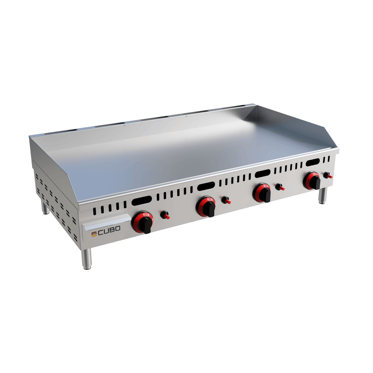 CUBO Grillplaat Gas 105cm - 4-pits kookplaat - 4 x 3kW - CS-PL-JY-1050