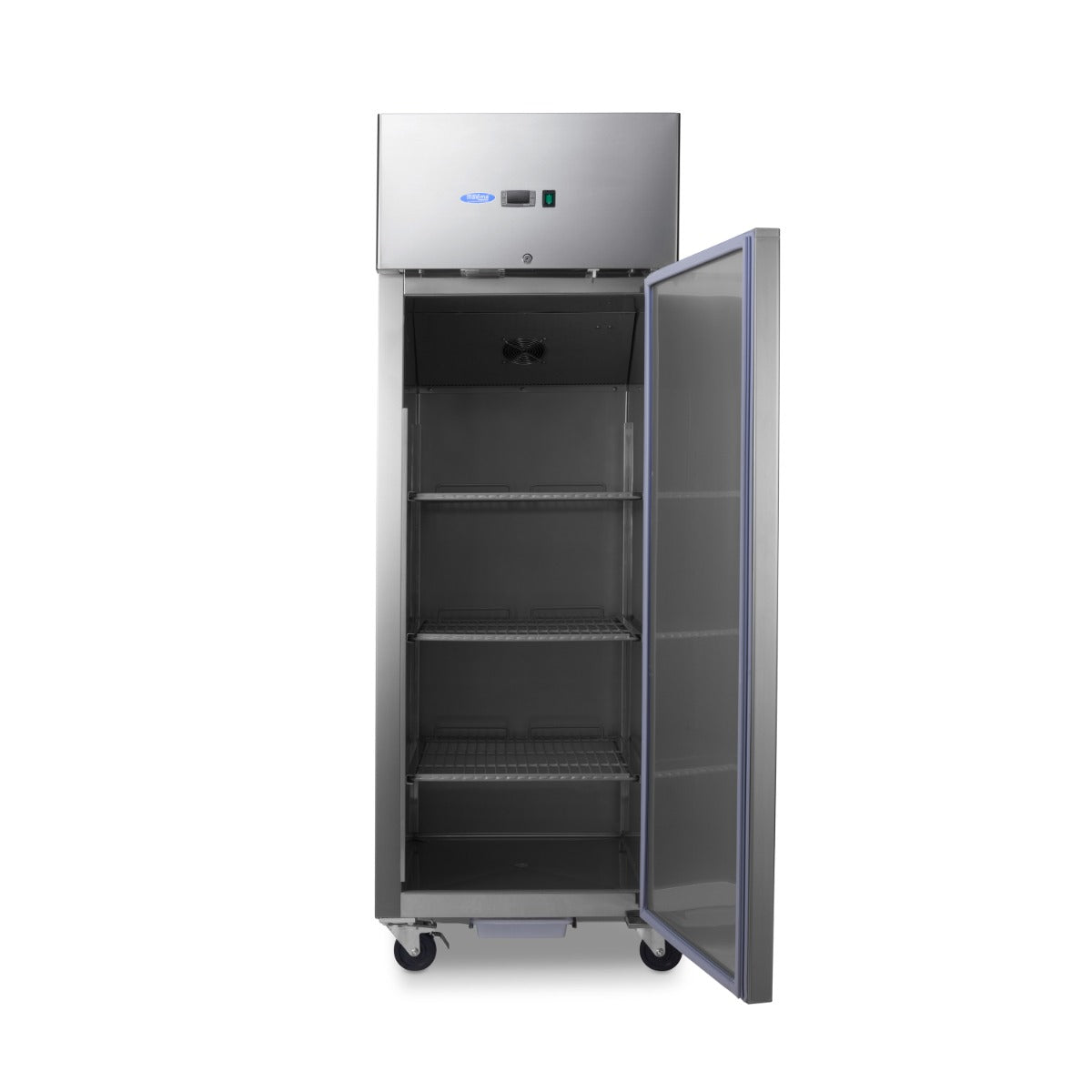 Maxima Freezer - 600L - 3 Adjustable Shelves (2/1 GN) - on Wheels - incl Shelves - 09400005