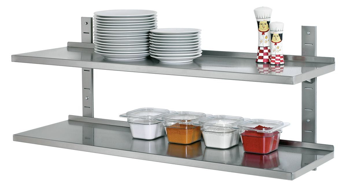 Bartscher Wall shelf set, 1200x355 complete - 603012