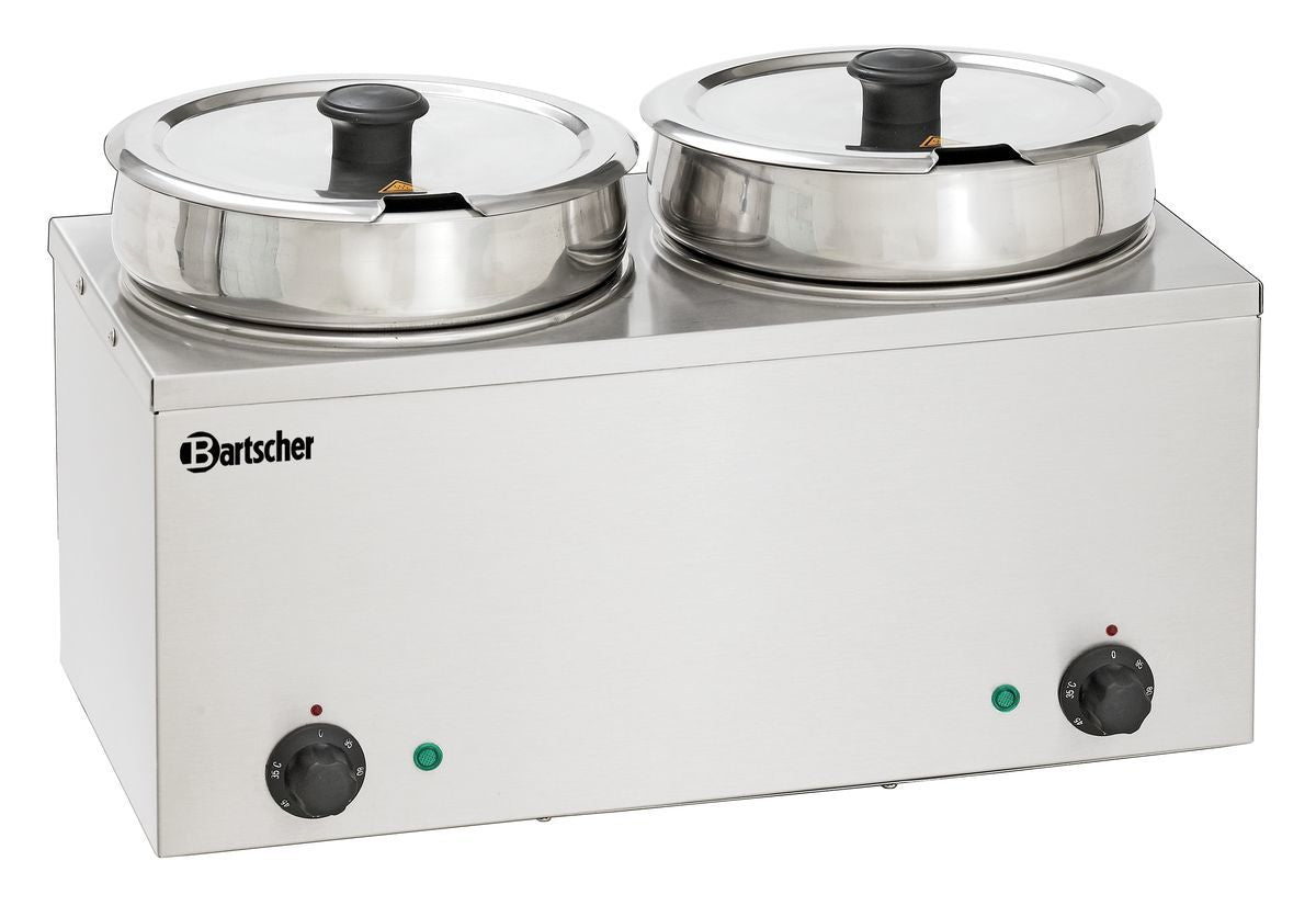 Bain-Marie Hotpot, 2x pan, 6,5 L - BARTSCHER