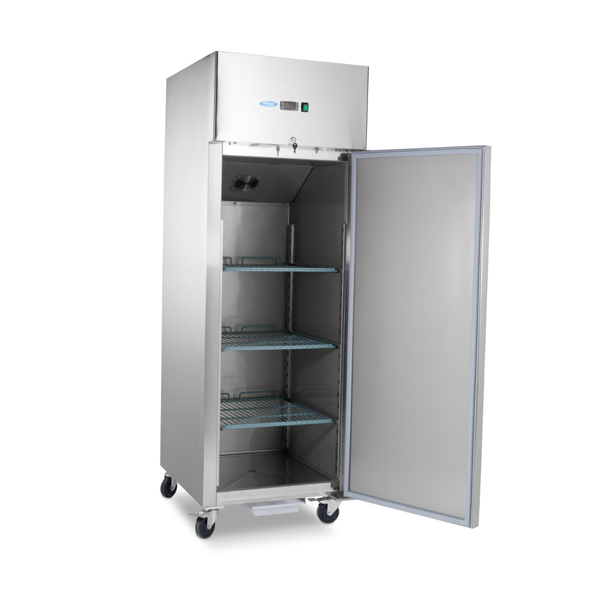 Maxima Freezer - 600L - 3 Adjustable Shelves (2/1 GN) - on Wheels - incl Shelves - 09400005