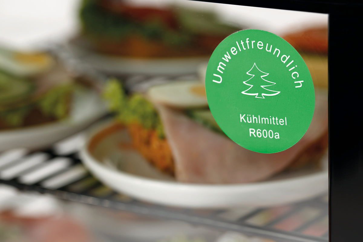 Mini-koelvitrine 78L, zwart - BARTSCHER