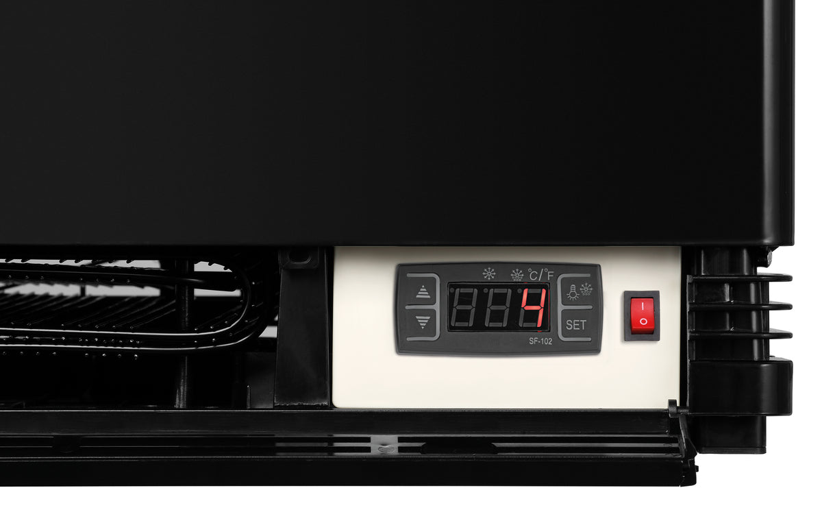 Mini-koelvitrine 78L, zwart - BARTSCHER