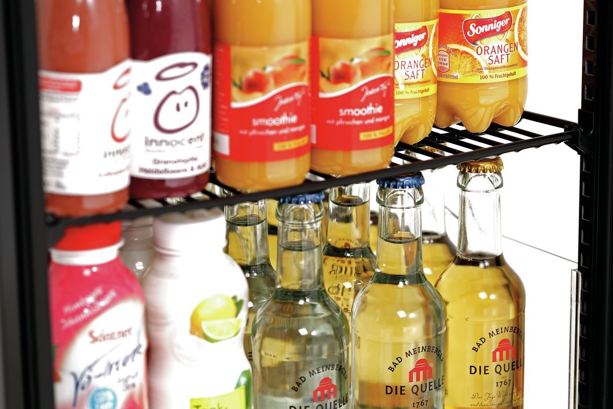 Mini-koelvitrine 78L, zwart - BARTSCHER