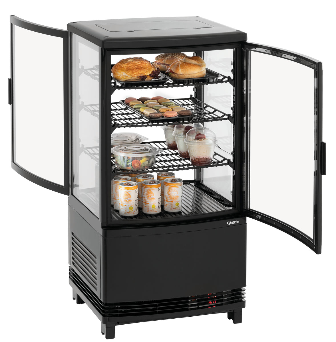 Bartscher Mini cooler 64L2T black - 700358GV1