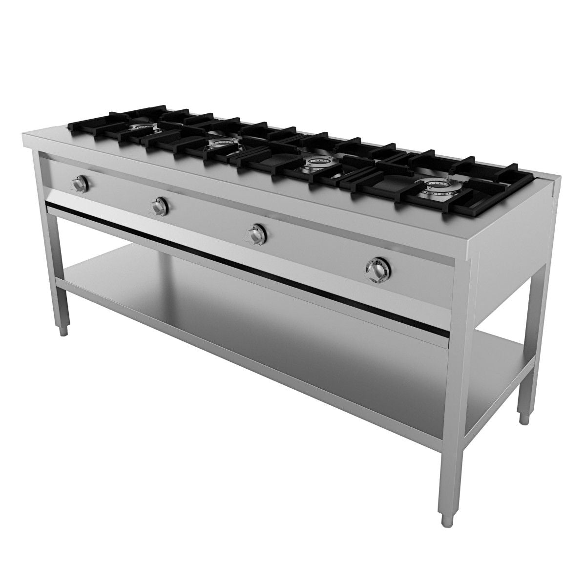 Combisteel Pancake Preparation Table 4 Burner - 7003.0915 Combisteel