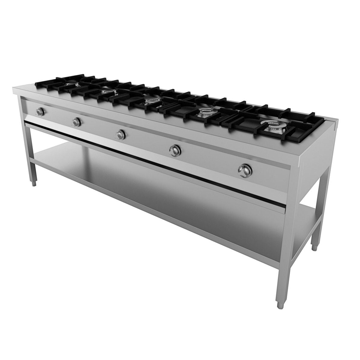 Combisteel Pancake Preparation Table 5 Burner - 7003.0920 Combisteel