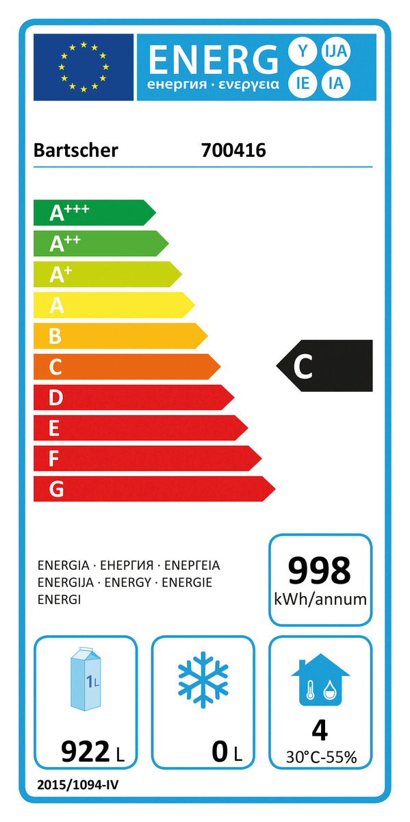 Koelkast 1400 GN211 - BARTSCHER
