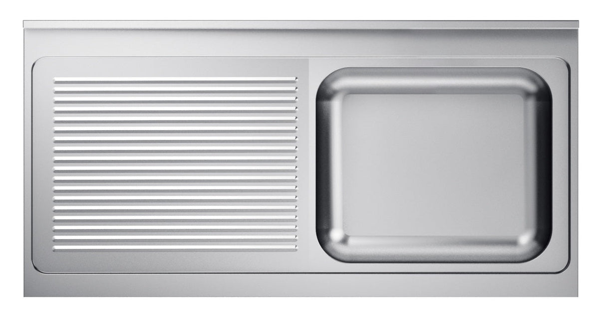 Combisteel 700 Sink Unit Tabletop 1 Right 1400 - 7013.1145 Combisteel