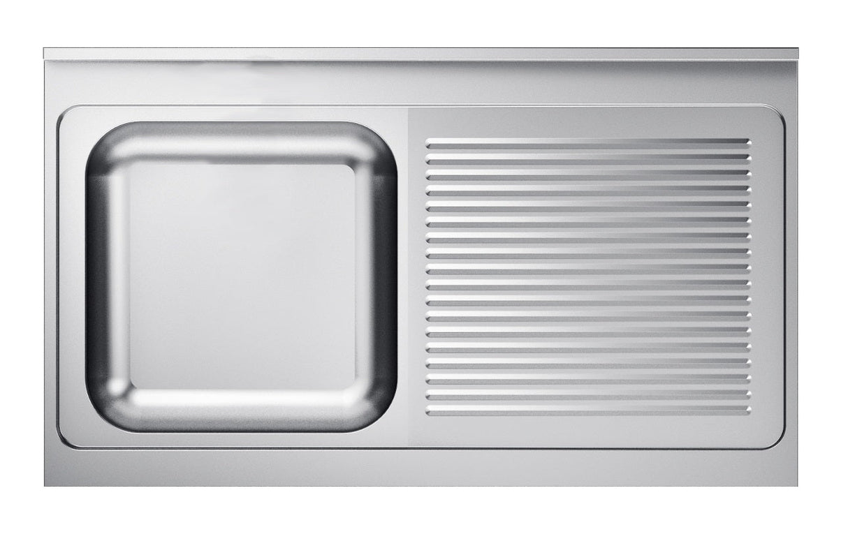 Combisteel 600 Sink Unit Tabletop 1 Left 1200 - 7013.1310 Combisteel